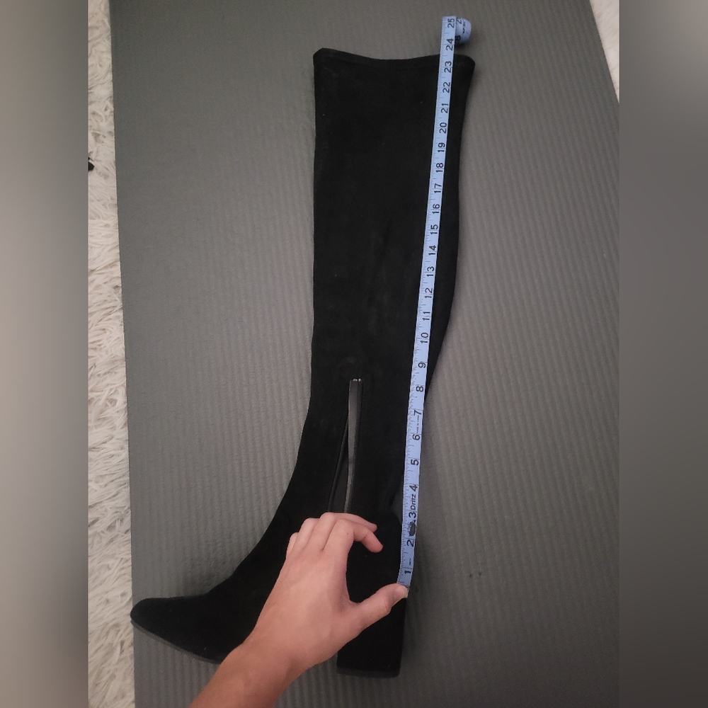 Urban Outfitters Black Over the Knee Boots - Picture 7 of 7